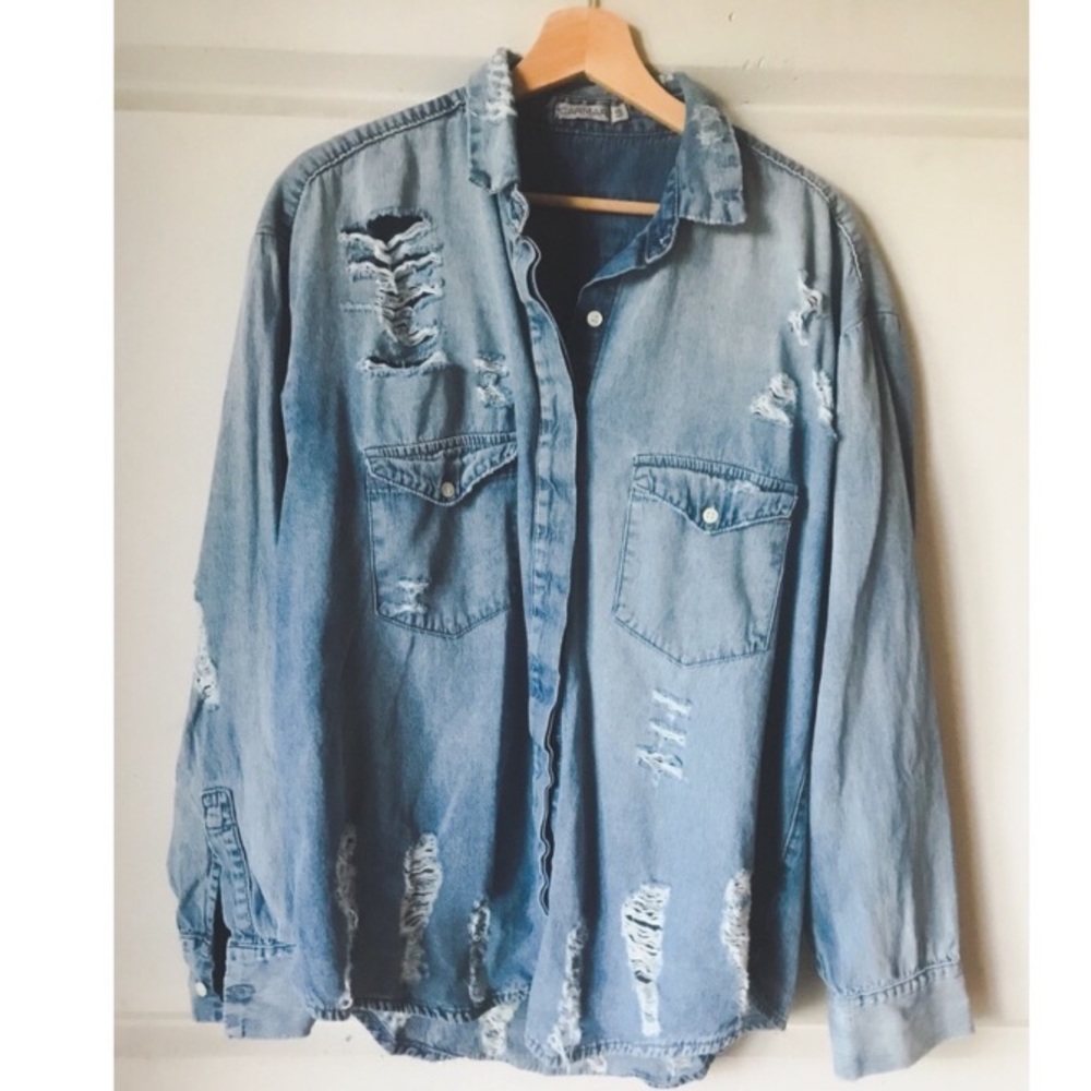 Oversized LF Carmar denim Chambray